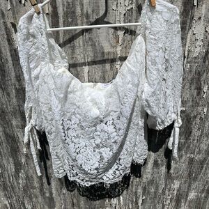 Modern Vintage Lace Blouse